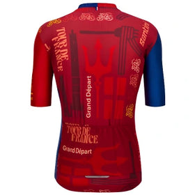 Santini Tour De France Bologna Jersey-Print