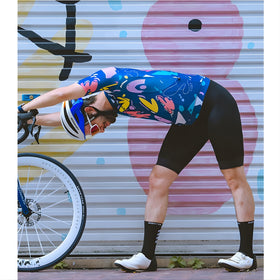 Monton Lifestyle Paint Shape Jersey-Blue