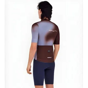 Santini Spot Jersey-Brown/Blue