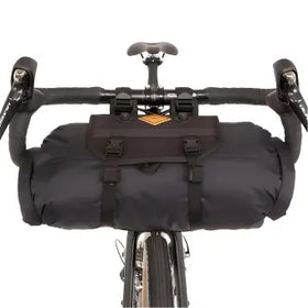 Restrap Handlebar Bag-Black/Orange (Large)