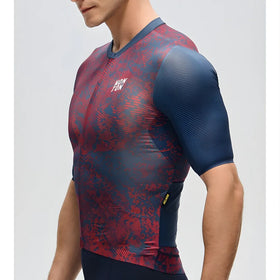 Monton Topography Jersey-Crimson Navy
