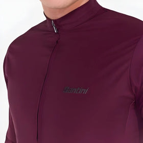 Santini Ready To Ride Unisex Wind Jacket-Burgundy