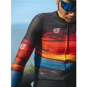 Skull Monton Sunset Long Sleeve Jersey