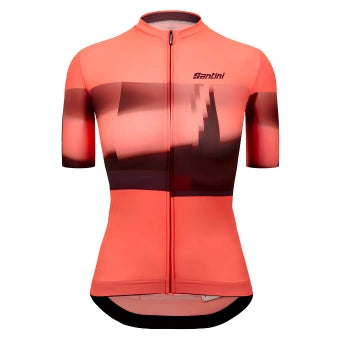 Santini Wmn Mirage Jersey-Granatina