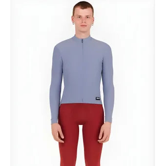 Santini Ready To Ride Unisex Long Sleeve Jersey-Light Blue