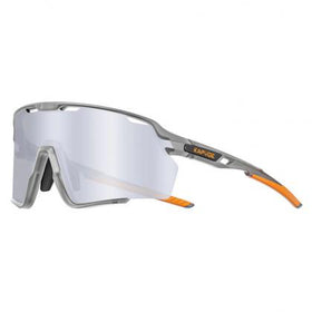 Kapvoe X170 Sports Sunglasses-Grey/Orange