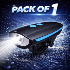 Bicycle Front Light with Electric Horn 250LM
