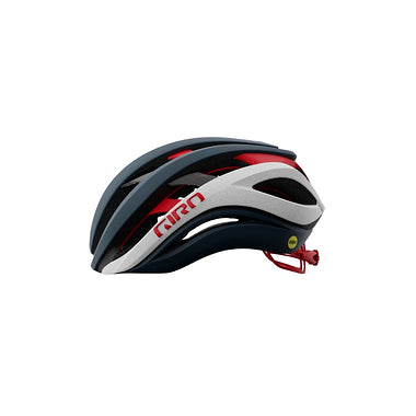 GIRO AETHER SPHERICAL MIPS CYCLING HELMET-MATTE PORTARO GREY/WHITE/RED