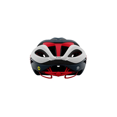GIRO AETHER SPHERICAL MIPS CYCLING HELMET-MATTE PORTARO GREY/WHITE/RED