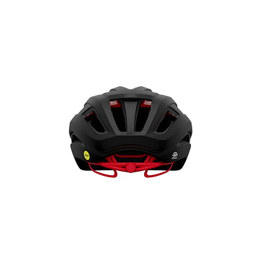 GIRO ARIES SPHERICAL MIPS CYCLING HELMET-MATTE CARBON/RED