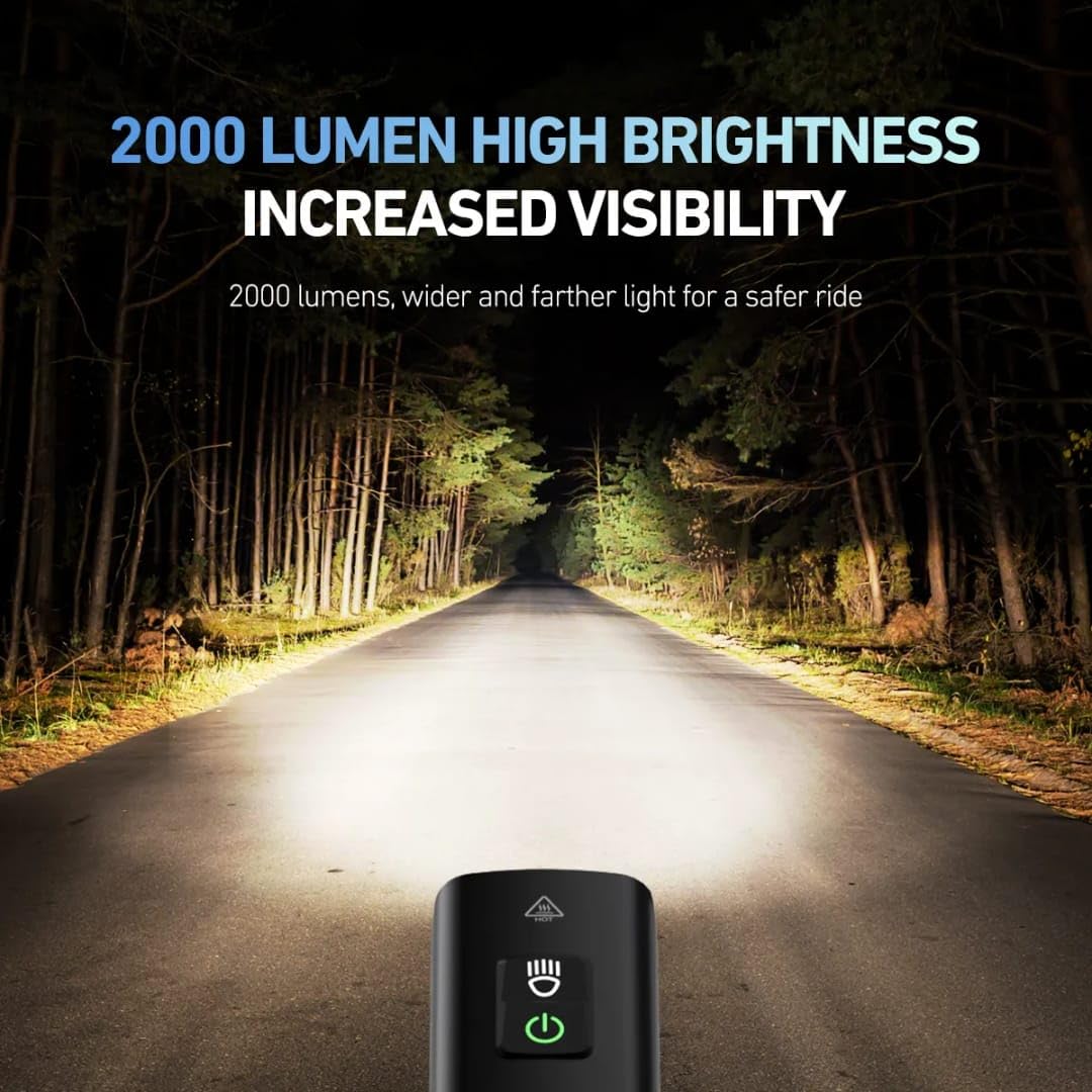 Cyclami 2000LM BR2000 Rainproof Bicycle Light