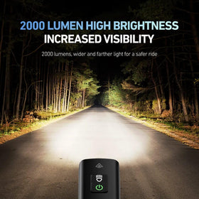 Cyclami 2000LM BR2000 Rainproof Bicycle Light