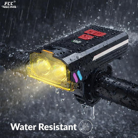 Bicycle Rechargeable Headlight with 120dB Horn