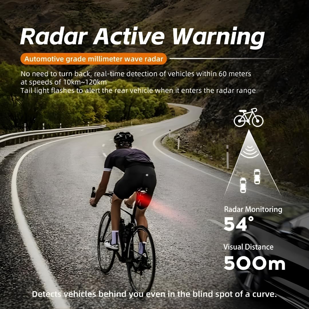 Cyclami Bicycle Radar Sensitive Tail Light