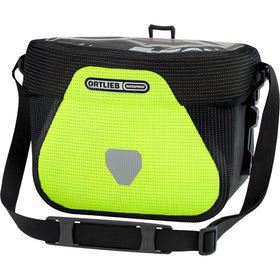 Ortlieb Ultimate Six High Visibility Hnadlebar Bag (Neon Yellow/Black Reflective)