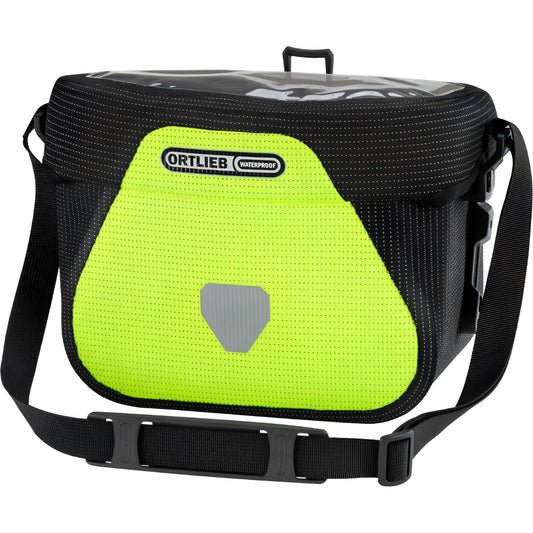 Ortlieb Ultimate Six High Visibility Hnadlebar Bag (Neon Yellow/Black Reflective)