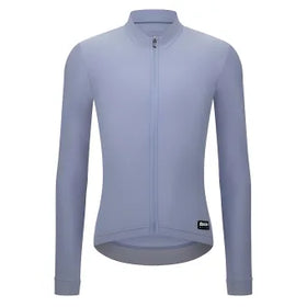 Santini Ready To Ride Unisex Long Sleeve Jersey-Light Blue