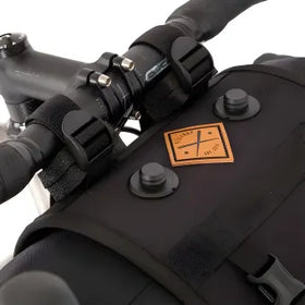 Restrap Handlebar Bag-Black/Orange (Small)