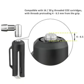 Birzman E-Grip Turn CO2 Inflator Set