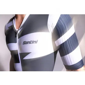 Santini Viper Furia Road Skinsuit-Black