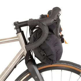 Restrap Handlebar Bag-Black/Orange (Large)