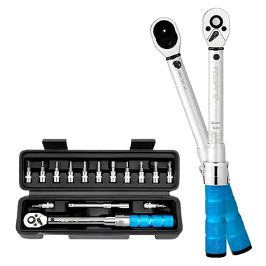 Toopre Torque Wrench 2-24Nm Adjustable Preset 1/4 Inch Ratchet Wrench Set