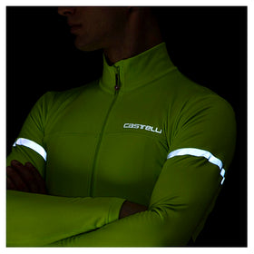 FONDO 2 JERSEY (WINTER)-ELECTRIC LIME/SILVER REFLEX