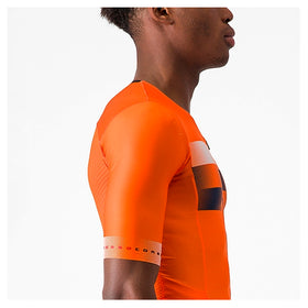 FREE SANREMO 2 SUIT SHORT SLEEVE-BRILLIANT ORANGE/BELGIAN BLUE