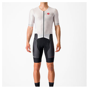 FREE SANREMO 2 SUIT SHORT SLEEVE-WHITE/BLACK