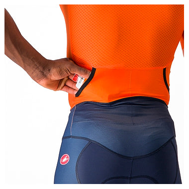 FREE SANREMO 2 SUIT SHORT SLEEVE-BRILLIANT ORANGE/BELGIAN BLUE