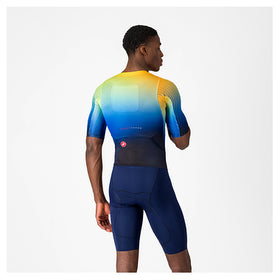 FREE SANREMO 3 SUIT SHORT SLEEVES-BELGIAN BLUE/MULTICOLOR VIVID