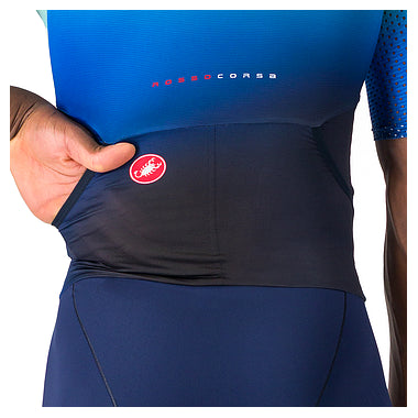 FREE SANREMO 3 SUIT SHORT SLEEVES-BELGIAN BLUE/MULTICOLOR VIVID