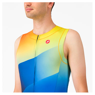FREE SANREMO 3 SUIT SLEEVELESS-BELGIAN BLUE/MULTICOLOR VIVID