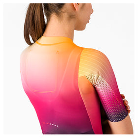 FREE SANREMO 3 W SUIT SHORT SLEEVES-DARK NIGHT SHADE/VIVID ORANGE