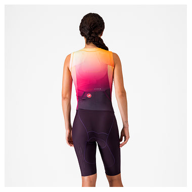 FREE SANREMO W 3 SUIT SLEEVELESS-DARK NIGHT SHADE/VIVID ORANGE