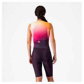 FREE SANREMO W 3 SUIT SLEEVELESS-DARK NIGHT SHADE/VIVID ORANGE