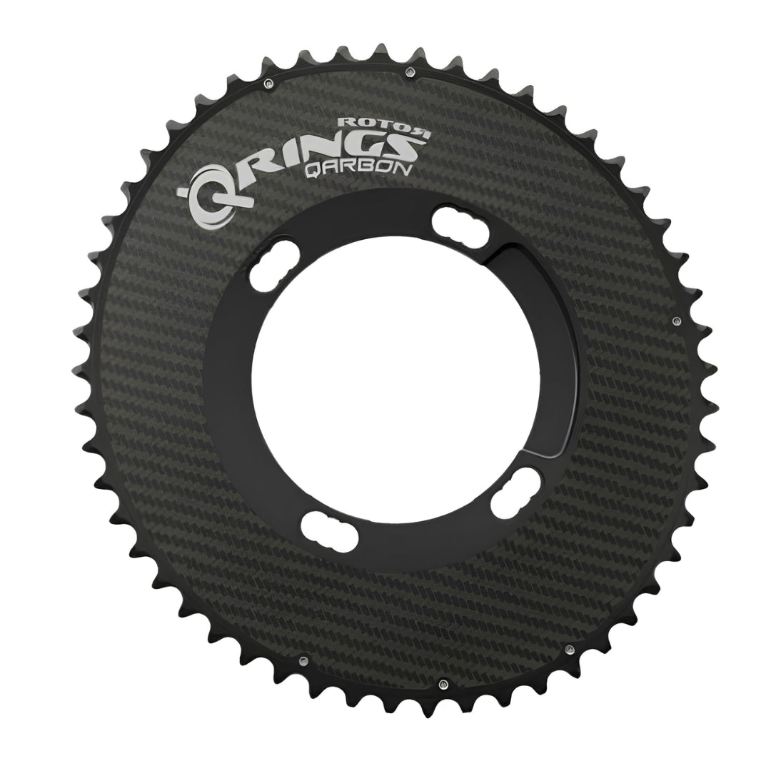 Rotor Q Ring Qarbon Carbon 11 Speed Chainring (Black)