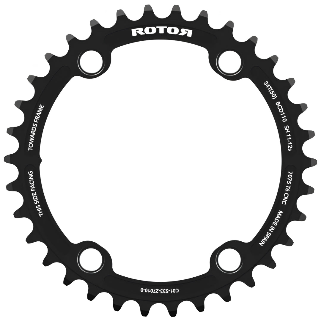 Rotor Shimano Dura Ace FC-R9200 Noq 12 Speed Chainring (Black)