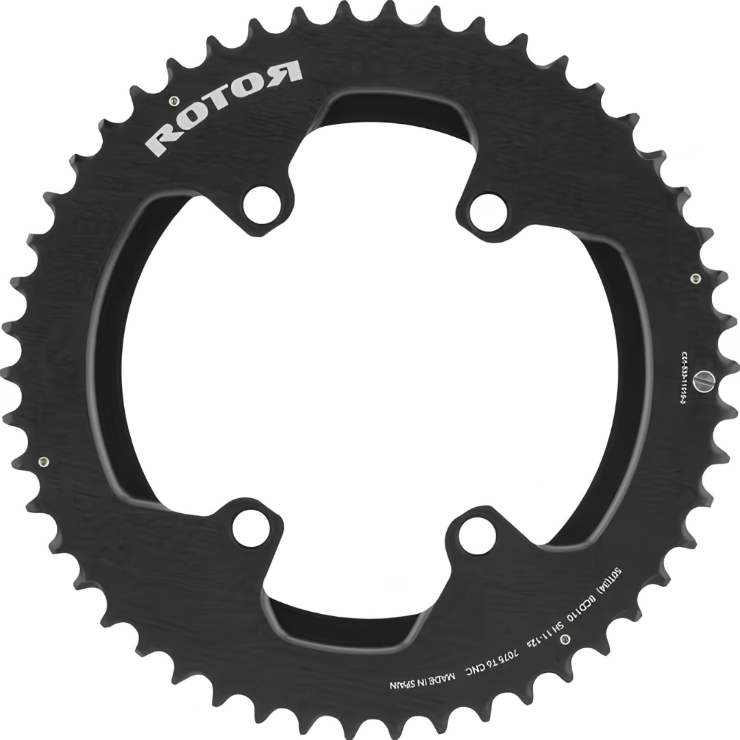 Rotor Shimano Dura Ace/Ultegra R9200/R8100 NoQ 12 Speed Chainring (Black)