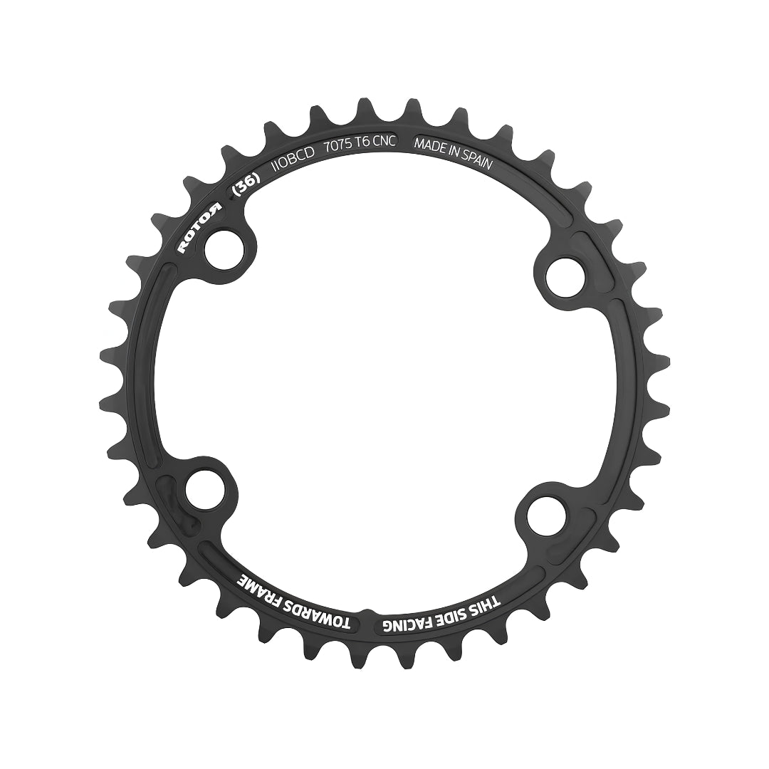 Rotor Shimano NoQ 10/11 Speed Chainring (Black)