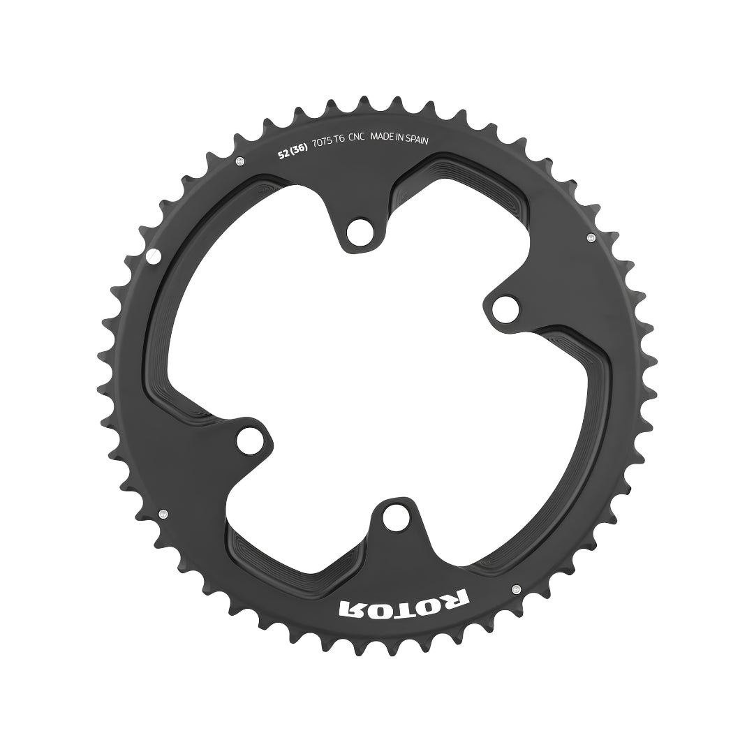 Rotor Shimano NoQ 10/11 Speed Chainring (Black)
