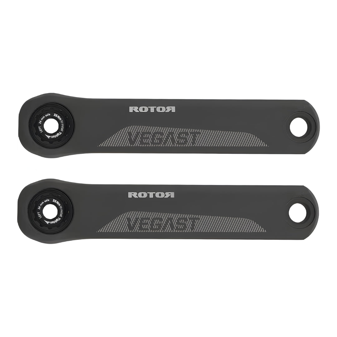 Rotor Vegast 24 Crankarm (Black)