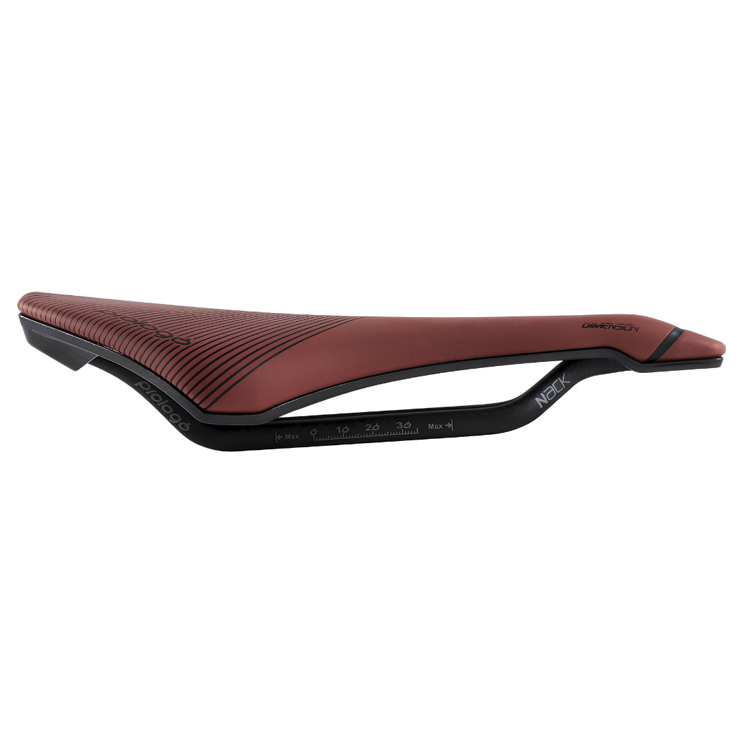 Prologo Dimension Tri Nack Saddle (Brick Red/Natural Black)