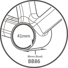 Tripeak Jetstream Pro BB86 Bottom Bracket Ceramic-SRAM (DUB-Road 86mm)