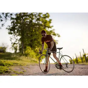 Santini Eroica Ruby Wool Jersey-Bordeaux