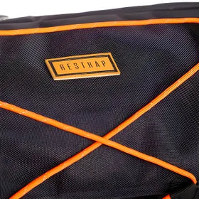 Restrap Handlebar Bag-Black/Orange (Large)