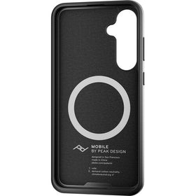 Peak Design Mobile // Everyday Fabric Case // Samsung Galaxy S24+ - Charcoal