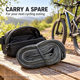 ECORACER ECO Trail Bicycle Inner Tube 27.5 x 2.35–2.50, Butyl Rubber, 48mm Presta Valve