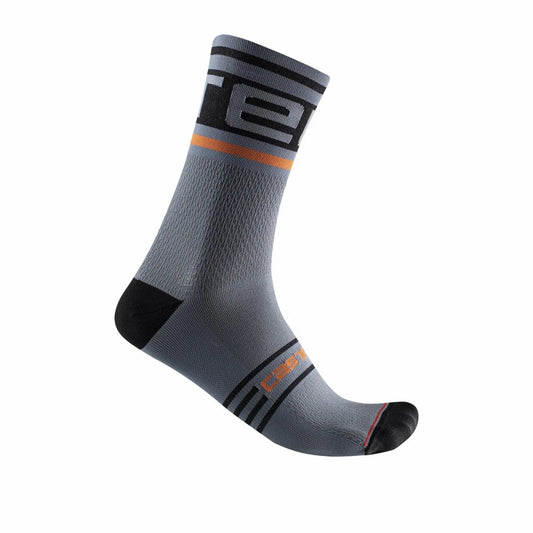 PROLOGO 15 SOCK-LIGHT STEEL BLUE/POP ORANGE-BLACK