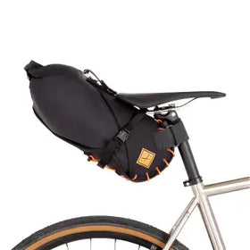 Restrap Saddle Bag-Black/Orange (8 Litres)